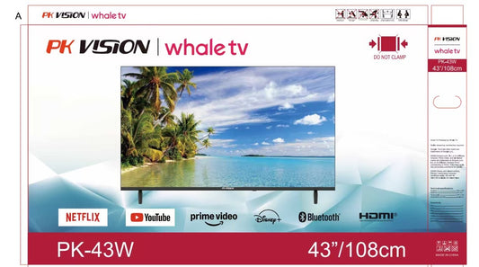 TELEVISOR 43” PK VISION WHALE TV