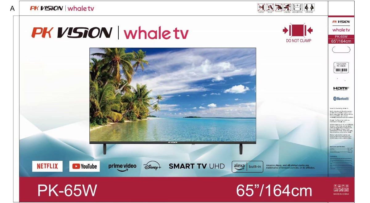 TELEVISOR 65” PK VISION WHALE TV
