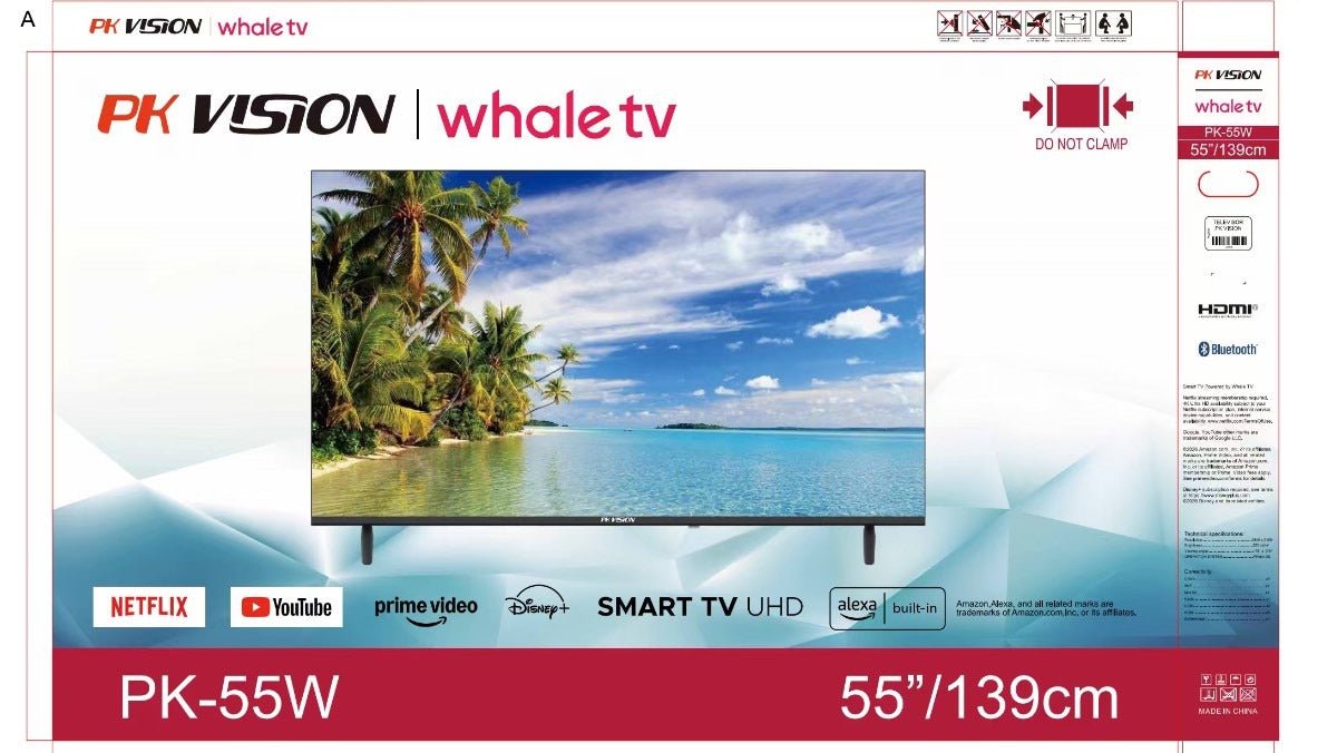 TELEVISOR 55” PK VISION WHALE TV