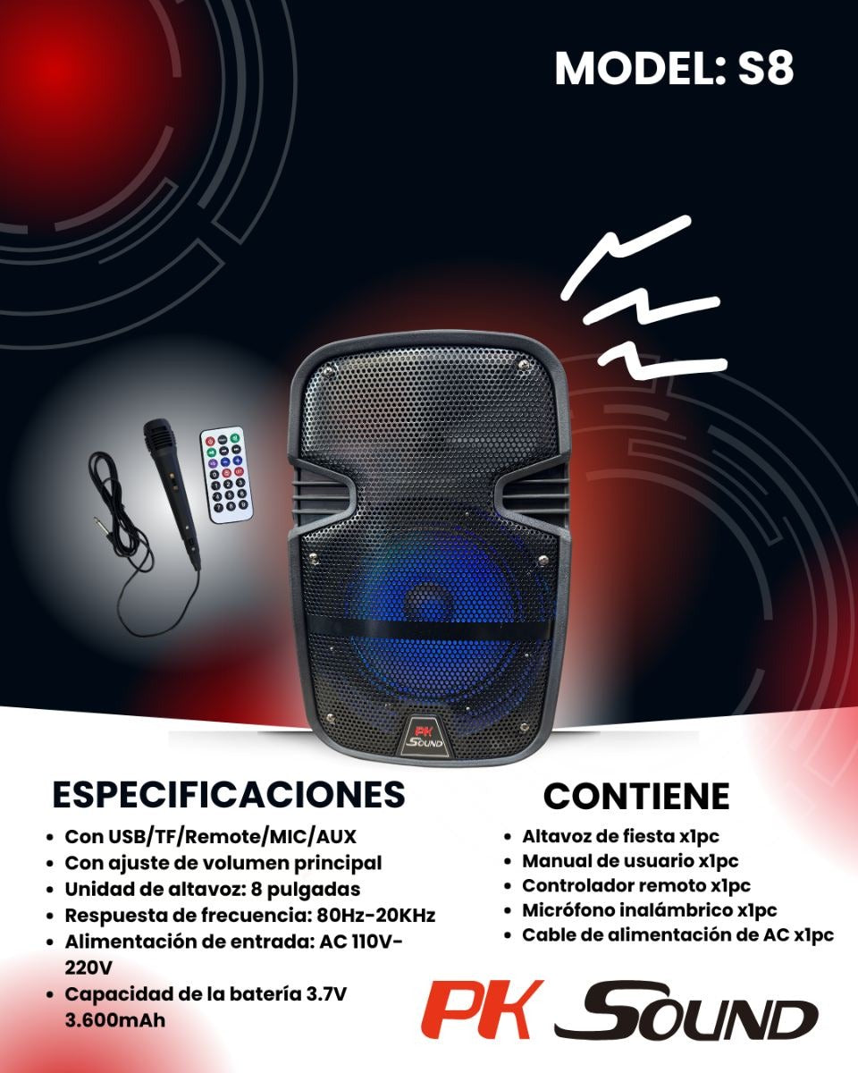 PARLANTE PK SOUND S8