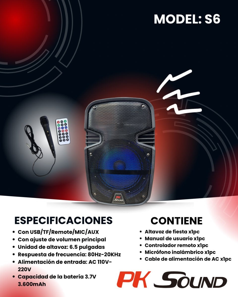 PARLANTE PK SOUND S6